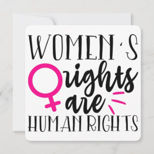 Women's Rights Are Human Rights  