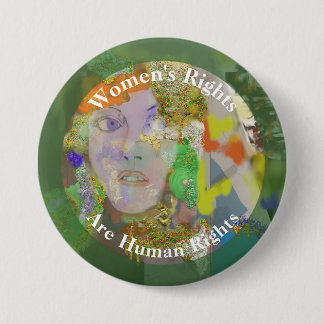 Women's Rights are Human Rights 2 7.5 Cm Round Badge