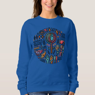 Women's Rights are Human Rights - Comfortable Sweatshirt