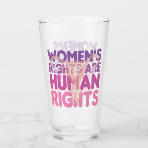 Women's Rights Are Human Rights Glass