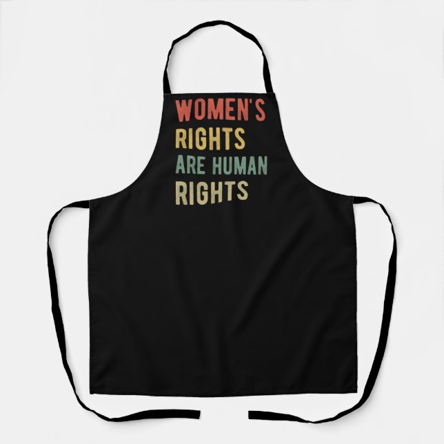 Women's Rights Are Human Rights I Apron (Front)