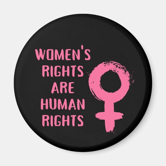 Women's Rights Are Human Rights  Magnet (Front)