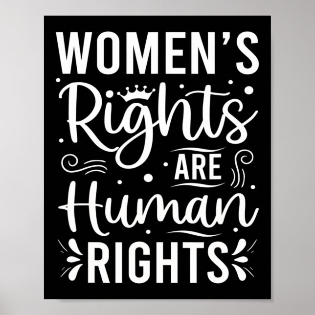Women's Rights Are Human Rights  Poster (Front)