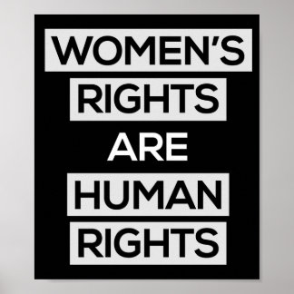 Women's rights are human rights poster