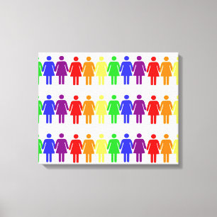 women's rights LGBTQIA Canvas Print
