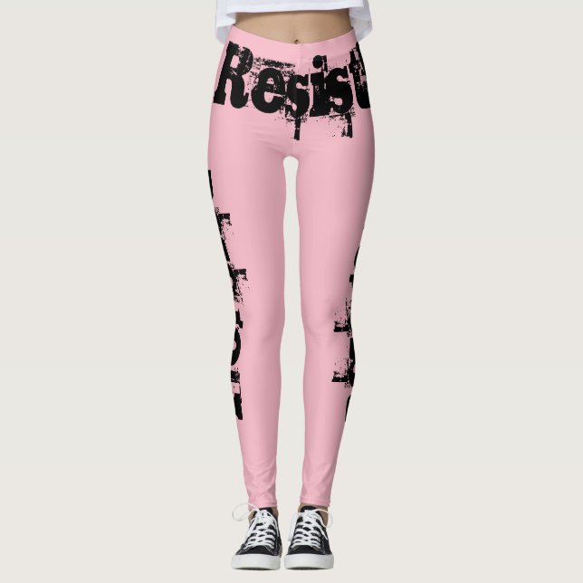 women's right's Resist Persist Leggings (Front)