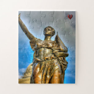 Womens Rights Statue Wisconsin Jigsaw Puzzle