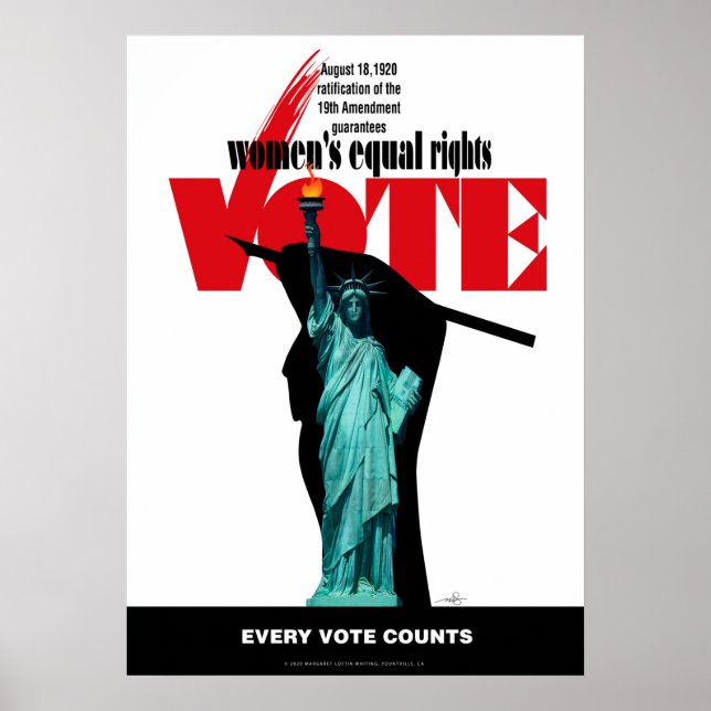Women's Rights Vote Poster (Front)