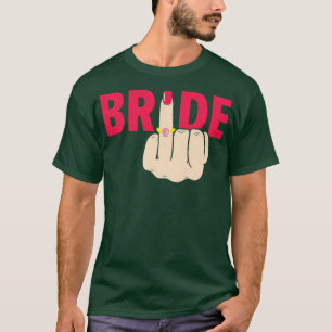 Womens Ring Finger Bachelorette Design Finger Diam T-Shirt