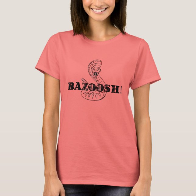 Women's Ringer Bazoosh! T-shirt (Front)