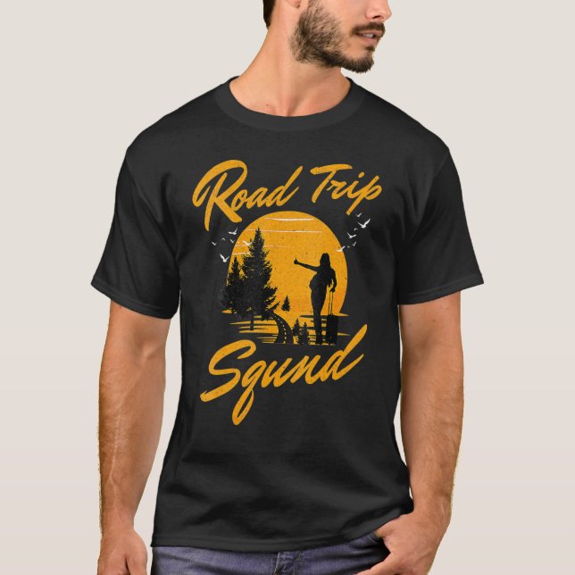 Women's Road Trip Squad Traveling Tour California  T-Shirt (Front)