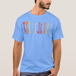 Womens Rock And Roll Vintage Design Concert Band R T-Shirt