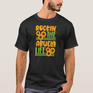 Womens Rockin' The Abuela Life First 1st Time New T-Shirt