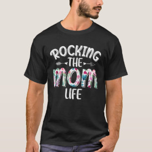 Womens Rocking The Mum Life New Grandma Mother's D T-Shirt