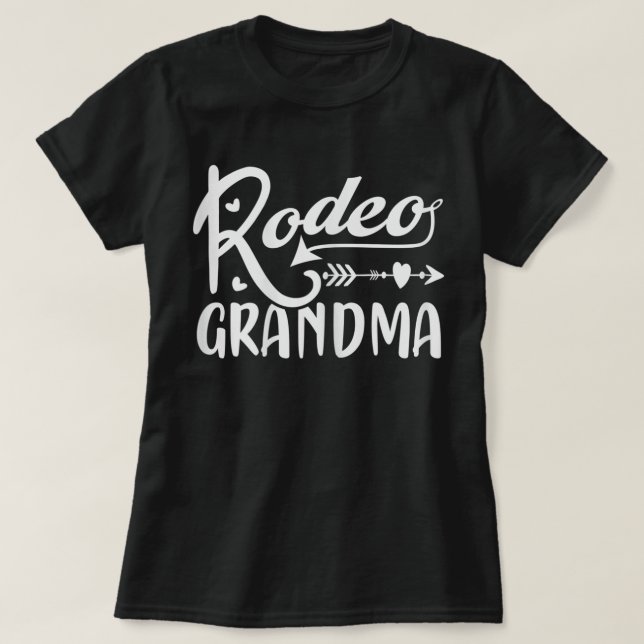 Womens Rodeo Grandma - Funny Grandma T-Shirt (Design Front)