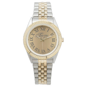 Womens Roman Numerals with Quote Watch