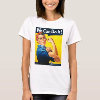 Women's Rosy the Riveter T Shirt - We Can Do It