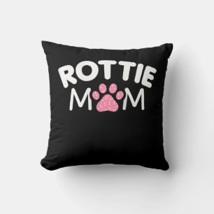 Womens Rottie Mum Apparel Rottweiler Owner Lover Cushion