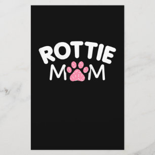 Womens Rottie Mum Apparel Rottweiler Owner Lover Stationery
