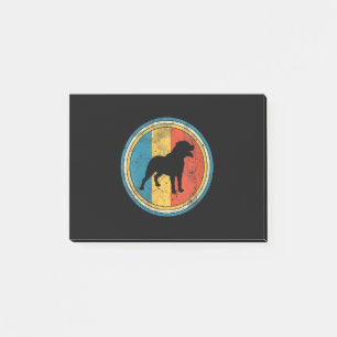 Womens  Rottweiler Dog Lover Distressed Post-it Notes