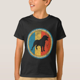 Womens Rottweiler Dog Lover Distressed T-Shirt
