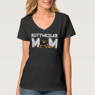 Womens Rottweiler Mum Mother S Day Rottweiler T-Shirt