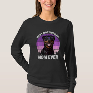 Womens Rottweiler Mum Vintage Mother's Day Rotty T-Shirt
