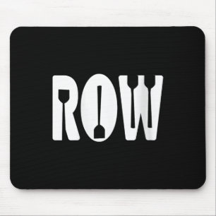 Womens Rowing Paddle Minimalist Crew Team Enthusia Mouse Mat