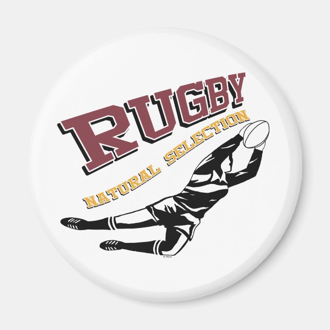 Women's Rugby Magnet (Front)