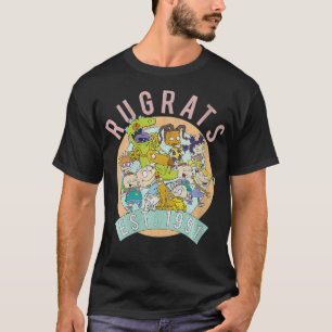 Womens Rugrats Established 1991 Group Shot VNeck T-Shirt