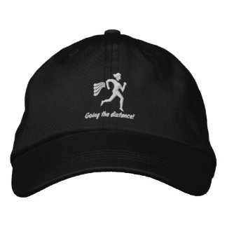 Womens Running "Going the distance!" Embroidered Hat