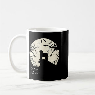 Womens Russian Black Terrier In The Moon Dog Coffee Mug