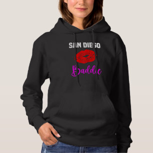 Womens San Diego   Lips City San Diego Baddie Hoodie