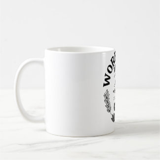 Womens Santa Loves Samoyeds Puppy Dog VNeck   Coffee Mug