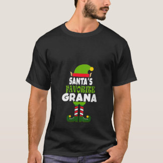 Womens Santa s Favourite Grana Funny Christmas Vac T-Shirt