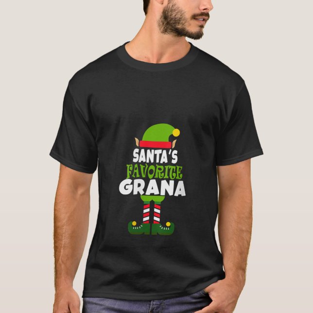 Womens Santa s Favourite Grana Funny Christmas Vac T-Shirt (Front)