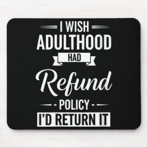 Womens Sarcastic Funny Adult Humour Offensive Quot Mouse Mat