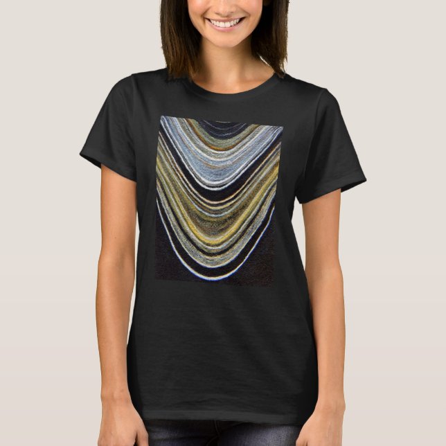 Women's Saturn T-shirt, bold graphic space image T-Shirt (Front)