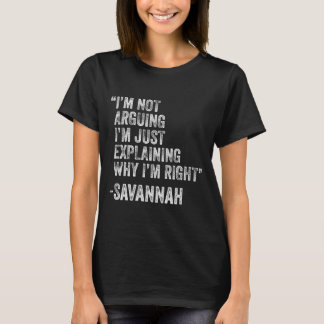 Womens Savh Quote Funny Birthday Custom Name T-Shirt