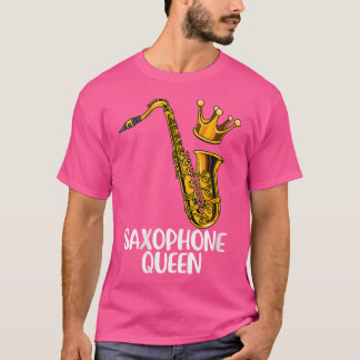 Womens Saxophone Jazz Music Gift Women Saxophone G T-Shirt