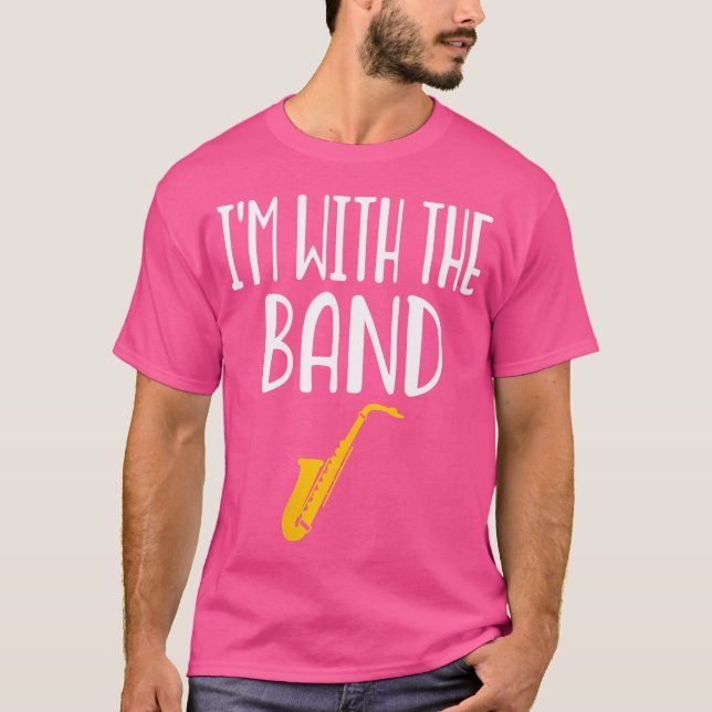 Womens Saxophone - Marching Band Music Orchestra A T-Shirt (Front)