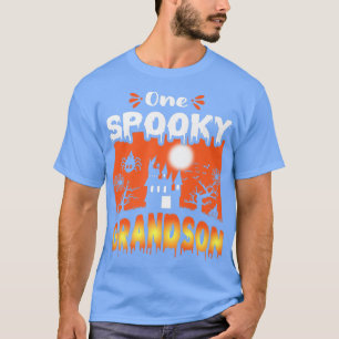 Womens Scary spooky Halloween design haunted castl T-Shirt