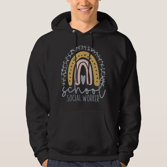 Womens School Social Worker For Social Work  Hoodie (Front)