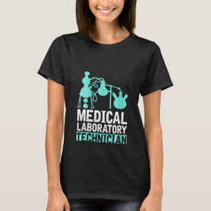 Womens Science Geek Lab Technologist Medical Labou T-Shirt
