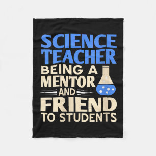 Womens Science Teacher Mentor And Friend To Studen Fleece Blanket