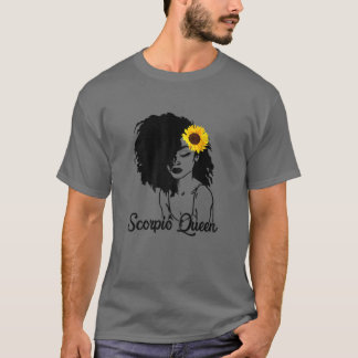 Womens Scorpio Zodiac Sign Astrology October Novem T-Shirt