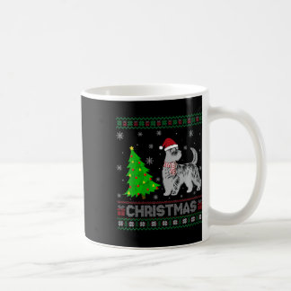 Womens Scottie Dog Xmas Tree Lighting Ugly Christm Coffee Mug