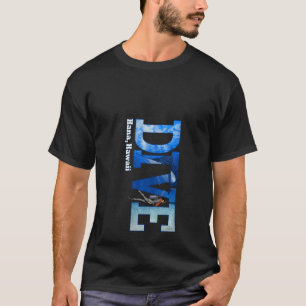 Womens SCUBA DIVE Hana Diving Snorkelling V Neck T-Shirt