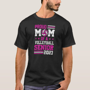 Womens Senior 2023 Volleyball Mum class of 2023 Te T-Shirt