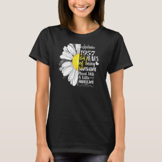 Womens September Girls 1957 64thbirthday 64 Years  T-Shirt